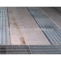 Hot dipped galvanized trench cover steel grating