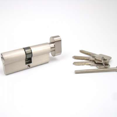 brass cylinder Euro profile brass keys mortise double open