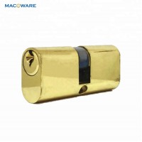 High Quality 54-100mm Big Oval Mortise Solid Brass Lock Cylinder