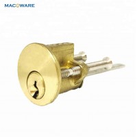 Cheap Satin Brass 45 or 55mm Tail Quality Brass Rim Lock Cylinder