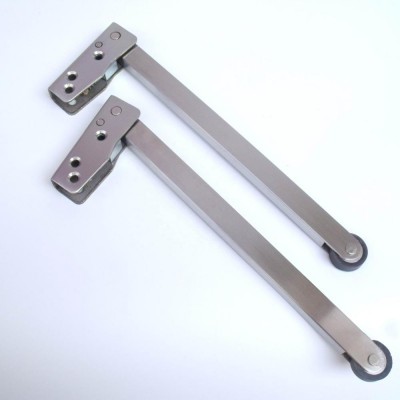 High quality SS 304 door coordinator Arm length 310mm