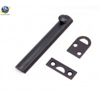 Brass door latch sliding barrel bolt for wooden door YK-F025