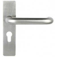 SUS304 Stainless Steel Lever Handle Fire-rated with plate