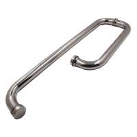 Stainless steel cover variable pull handle for glass door