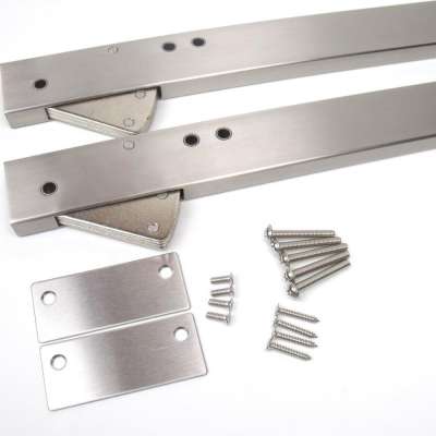 OEM Stainless Steel Concealed Door Coordinator Door Selector Fire Rated CE Approved Satin Finished