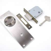 Fire rated euro standard SS304 sash mortise dead bolt lock body 45mm BACKSET for fire door Deadlock